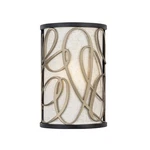 Varaluz 381W01 Scribble 12" Tall Wall Sconce - Matte Black / Artifact Taupe. Fixed Price $279.20.