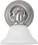 Sea Gull Lighting 44060-962 Brushed Nickel Sussex 1 Wall/bathroom Sconce. Fixed Price $43.99.