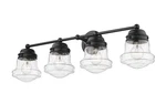 Z-lite 736-4V Vaughn Light 32"W Bathroom Vanity Black. Fixed Price $164.04.
