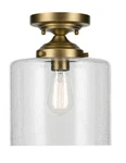 New Kichler 44033 Bronze Winslow Single Light Semi-flush Ceiling Fixture. Fixed Price $35.00.