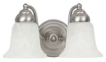 Capital Lighting 1362-117 Nickel 2-LIGHT Bathroom Vanity Fixture. Fixed Price $74.00.