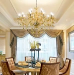Crystal Chandelier Durahonn Luxury K9 15 Light Contemporary Cognac New. Fixed Price $209.00.