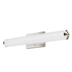 Brushed Nickel Two Light Vanity From The Holly Grove Collection. Fixed Price $239.99.