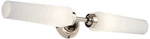 Kichler Truby 25 1/2" Wide Polished Nickel Bath Light. Fixed Price $259.99.