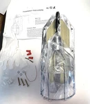 Retro Industrial Wall Light Lamp Fixture Faux Pulley Wheel Metal Cage Style. Fixed Price $27.99.