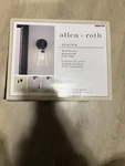 Allen + Roth Heacock Wall Sconce Bronze Finish And Clear Glass Shade 5024120. Fixed Price $25.00.