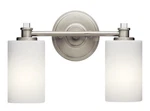 Kichler Joelson 2-LIGHT Bathroom Fixture Lighting Brushed Nickel 45922NI New. Fixed Price $50.00.