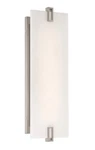 Minka Lavery 921-L Aizen 19" Tall Led Wall Sconce Nickel. Fixed Price $249.00.