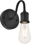 Elegant Lighting LD4028W5 Black Serif Single 5"H Bathroom Sconce. Fixed Price $40.00.