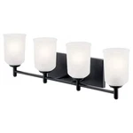Kichler Shailene 29.75 In. 4-LIGHT Black Traditional Bathroom Vanity. Fixed Price $123.45.