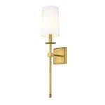 Z-lite Camila Light 7" Wall Sconce, Rubbed Brass/white 811-1S-RB-WH. Fixed Price $172.00.