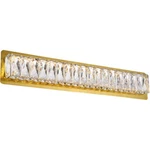 Wall Sconce Crystal Dining Bathroom Goldish Vanity Light Fixture 24". Fixed Price $322.64.