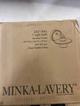 Minka Lavery 2421-84-L Beacon Led Bathroom Sconce W/ Seedy Glass Brushed Nicke. Fixed Price $44.54.