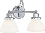 Capital Lighting Baxter 16" W 11" 8" 2-LIGHT Chrome Vanity. Fixed Price $89.00.