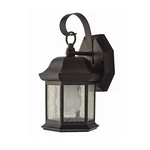 Hampton Bay 10.5 In. Bronze Outdoor Wall Light Fixture Sconce Glass Single Lamp. Fixed Price $16.99.
