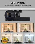 Zouzai Led Vanity Light Bar 48", Black Dual-sided Bathroom Fixture, 5CCT Adju.... Fixed Price $139.99.