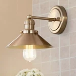 Jonathan August 7.75 In. Metal Shade Brass Gold Vanity Light JYL7429A. Fixed Price $29.95.