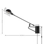 Safavieh Moxley 36.5" Wall Sconce, Reduced Price 2172752403 SCN4092A. Fixed Price $151.00.