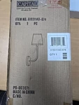 Capital 619311AD-674 Dawson Wall Sconce, 1-LIGHT 60 Watts, Aged Brass. Fixed Price $50.00.