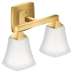 Moen YB5162BG Brushed Gold Two Globe Bath Light. Fixed Price $246.78.