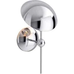 Kohler Vorleigh 15 Inch Adjustable Dome Wall Sconce Silver Art Deco Lighting. Fixed Price $342.07.
