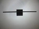 Kaisite 24 In. 1-LIGHT Black Led Vanity Bar 18W Rotatable Bathroom. Fixed Price $37.00.