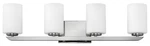 Hinkley Lighting 55024 Nickel 4-LIGHT Vanity From The Kyra Collection. Fixed Price $329.00.