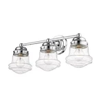 Z-lite Vaughn Light Vanity In Chrome/clear Seedy 736-3V-CH. Fixed Price $109.99.