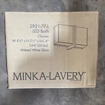 Minka Lavery 2921-77-L Chrome High Rise Single Light 8-3/4"W Led Ada Bath Bar. Fixed Price $139.95.