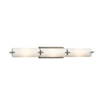 Nib Nice Galaxy Lighting 710693BN 3-LITE Bathroom Vanity (brushed Nickel). Fixed Price $249.95.