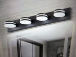 Jusheng 30 In. 4 Light Black Led Vanity Bar With Dimmable 5500K. Fixed Price $65.41.