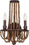 Kalco 505220RM Two Light Wall Bracket Beechwood Royal Mahogany. Fixed Price $311.00.
