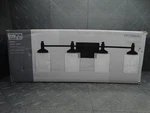 Dsi Lighting Jaylin 30.75IN 4-LIGHT Matte Black Bathroom Vanity 1012266362. Fixed Price $40.99.