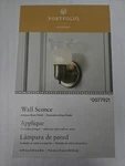 Portfolio Flower Design Wall Sconce #0344690. Fixed Price $10.50.