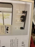 New Allen And Roth Emeryson 3 Globe Light Fixture Bathroom Vanity. Fixed Price $59.99.