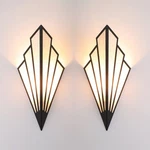 Yfmyy Modern Wall Light Simple Creative Sconces Bedroom Aisle Black. Fixed Price $103.58.