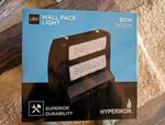 Hyperikon Wall Pack Light 60W 5000K. Fixed Price $59.99.