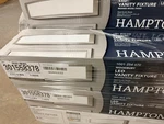 Hampton Bay Woodbury 24.6IN Led Vanity Fixture Brushed Nickel 1001 254 670. Fixed Price $52.69.