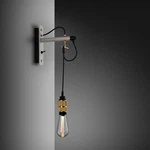 Buster + Punch Wall Sconce Hooked Cross Nude Stone Smoked Bronze New. Fixed Price $664.99.