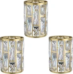 Doraimi Lighting 3 Pack Crystal Metal Pendant Ceiling Chandelier Wall Sconce Lam. Fixed Price $89.99.