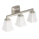 Moen YB5163BN Brushed Nickel Three Globe Bath Light. Fixed Price $309.67.