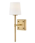 Hinkley Lighting 46950 Saunders 16" Tall Wall Sconce - Brass. Fixed Price $199.00.
