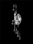 Hartley Wall Sconce In Polished Chrome With Crystal Beads. Fixed Price $230.00.