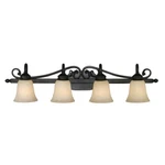 Golden Lighting Belle Meade Rubbed Bronze Vanity 4074-4RBZ. Fixed Price $250.00.