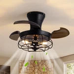 22" Retractable Ceiling Fan With Lights, Remote & 6 Speeds For Home Decor. Fixed Price $108.99.