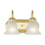 Livex Lighting 1072P Brass Riviera 2-LIGHT Bathroom Vanity. Fixed Price $129.96.