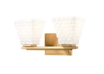 Z-lite 7514-2V Annalise Light 7"W Vanity Gold. Fixed Price $147.90.