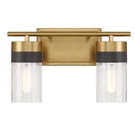 Savoy House 8-3600-2 Brickell Light 14"W Vanity Brass. Fixed Price $202.00.