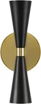 Kalco 310422BVB Led Wall Bracket Milo Black And Vintage Brass. Fixed Price $251.00.