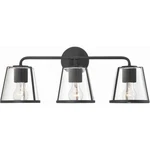Crystorama FUL-913-BK-CL Fulton Bathroom Vanity Light Black. Fixed Price $227.42.